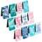 12 Pack Magnetic Bookmarks for Women - Inspirational Book Markers for Reading, Book Accessories (Marble)